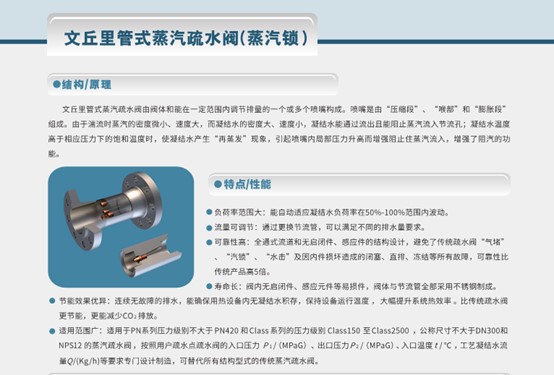 文丘里原理与特点